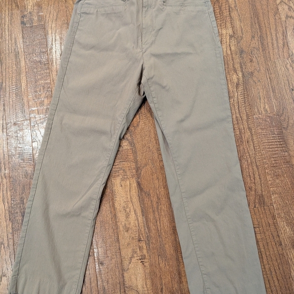 French Dressing Suzanne Relaxed Straight Leg Supreme Denim, Sandstone Tan Sz 18 - Picture 9 of 10